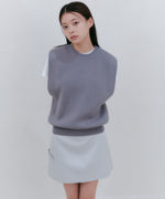 ショルダーパッドニットベスト