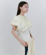 シアーパフハーフトップ