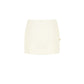 リボンデティールサテンミニスカート