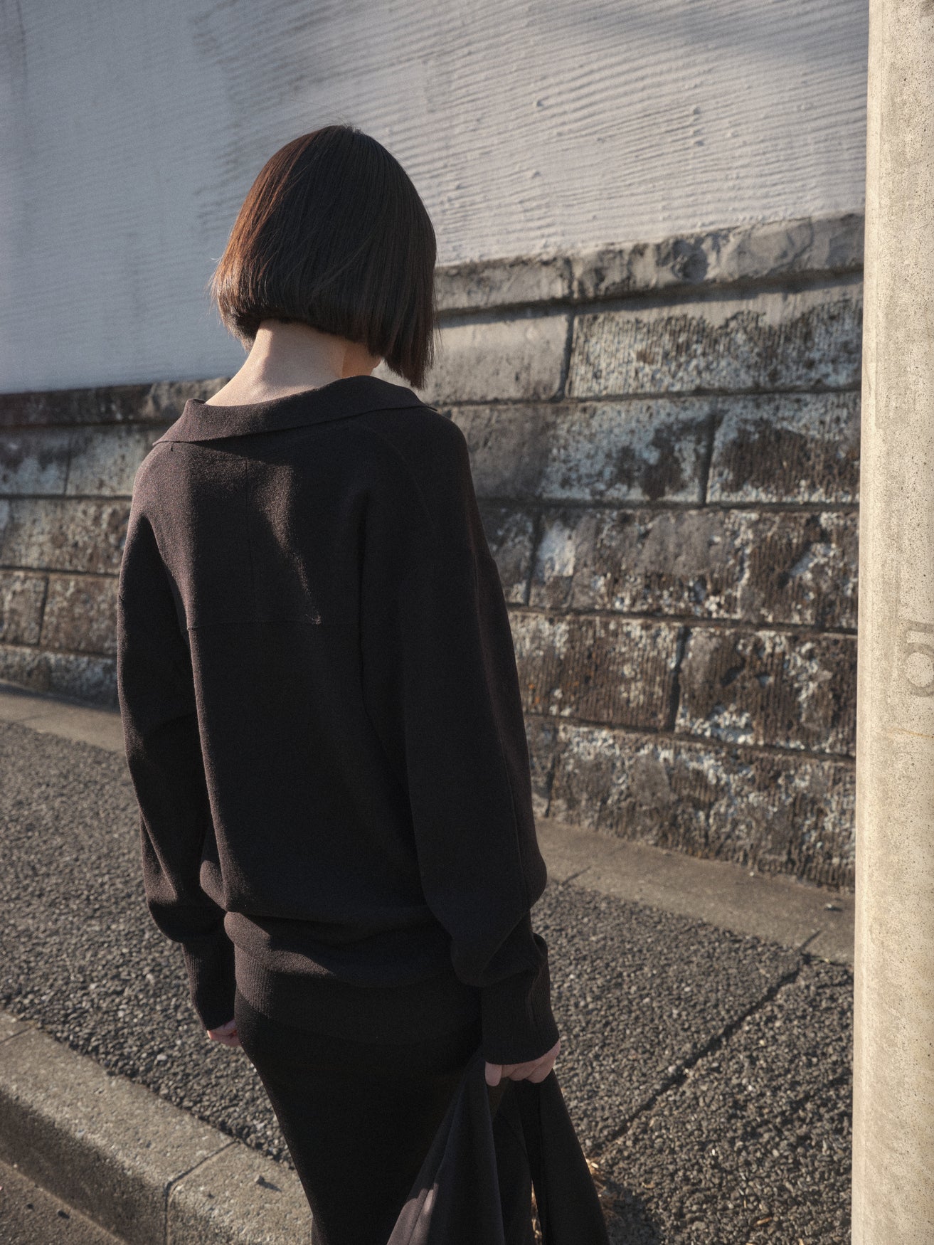 ソフトカラーニット