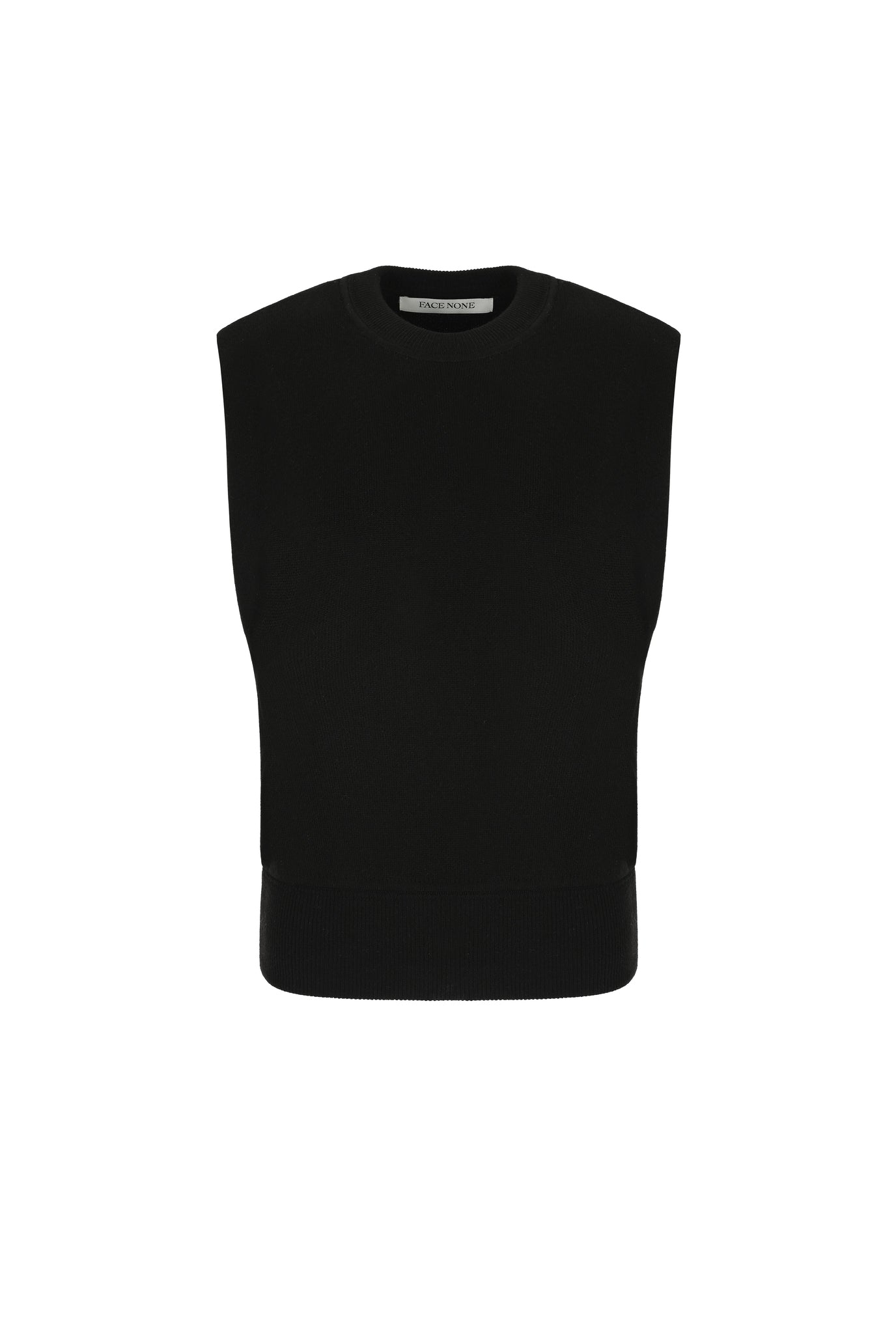 ショルダーパッドニットベスト