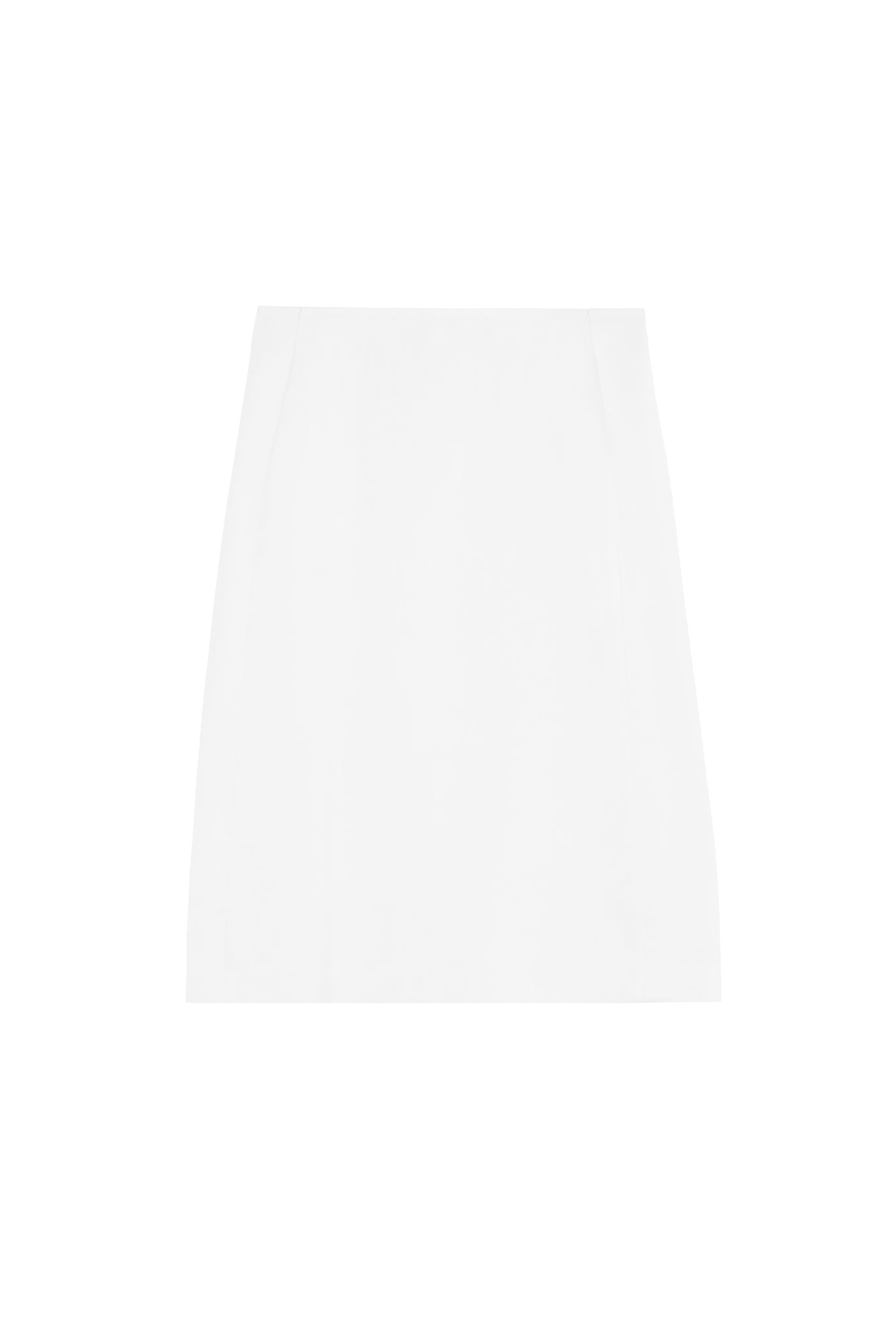 サテンミディスカート