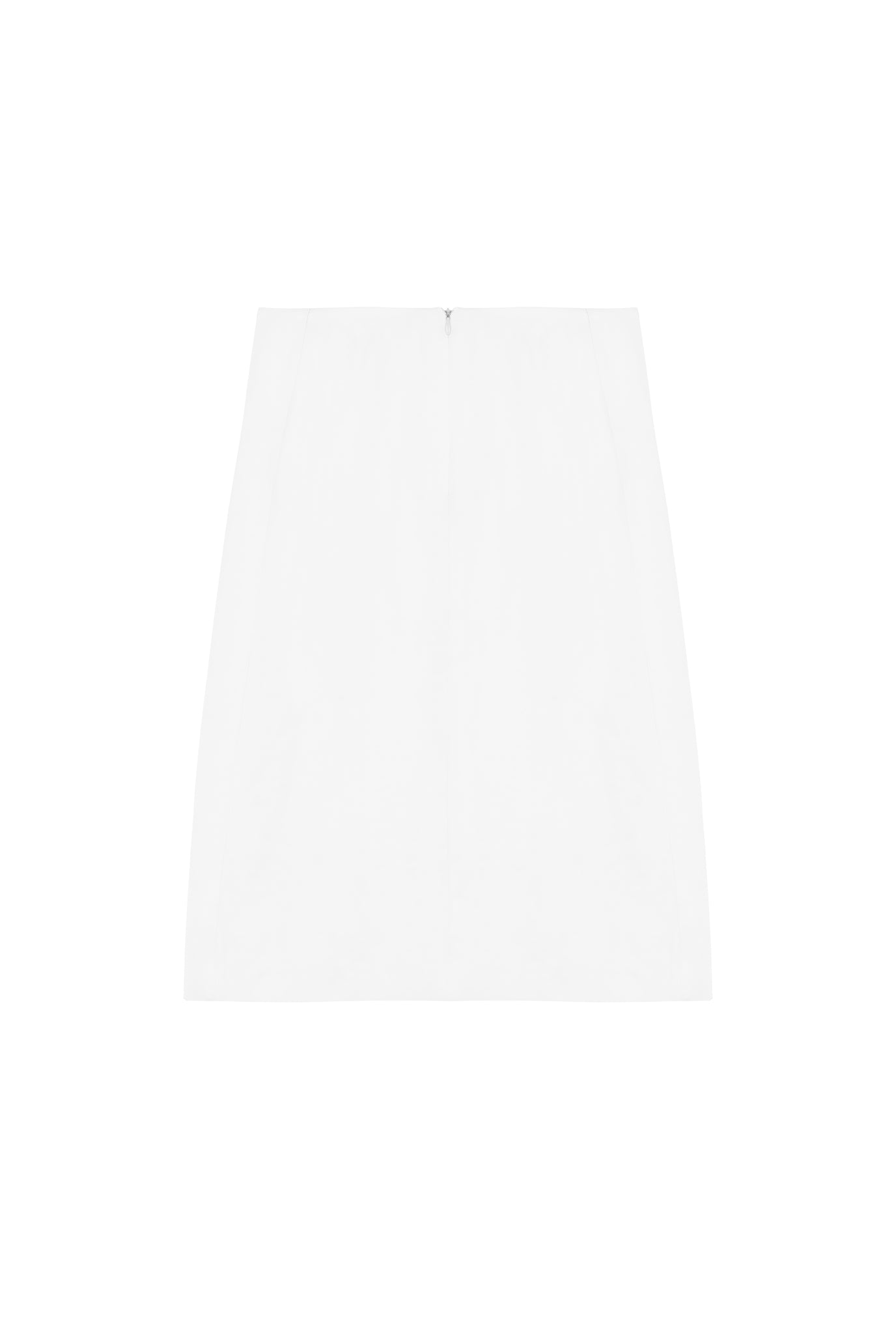 サテンミディスカート