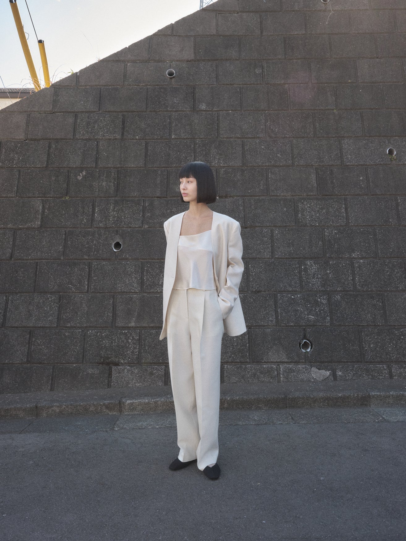 ウールシルクジャケット