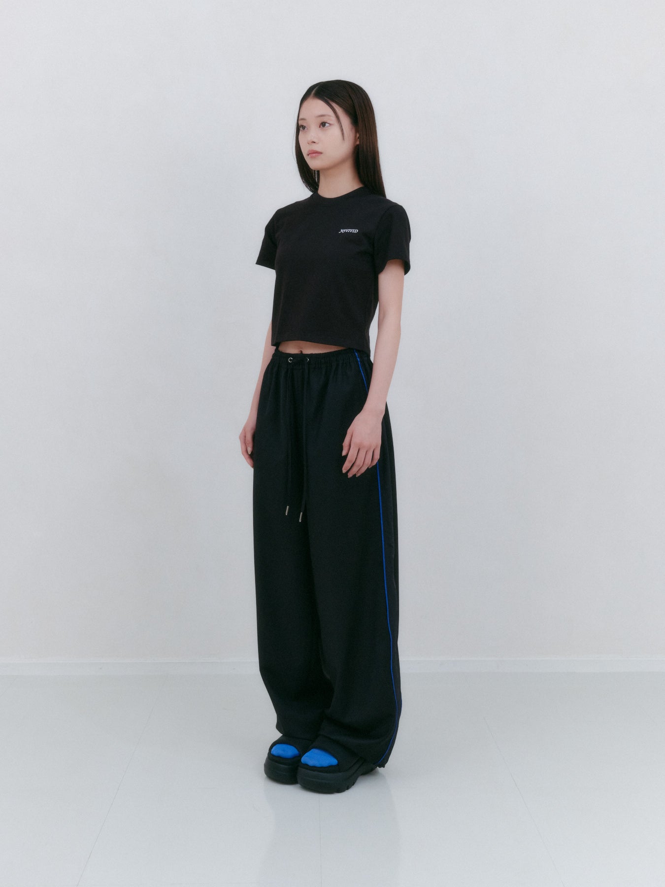 カラーブロックジョガーパンツ