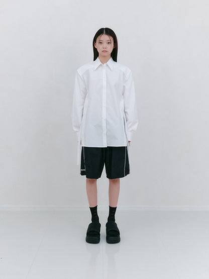 Dリングスリットシャツ