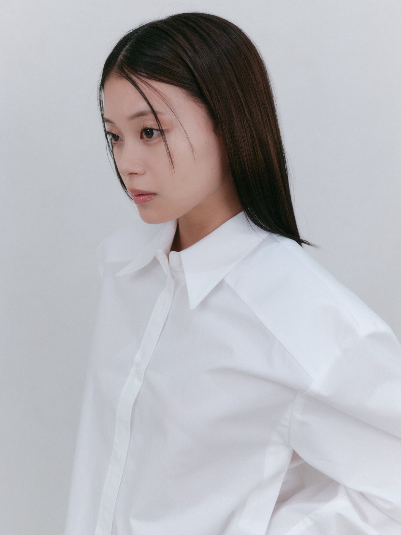 Dリングスリットシャツ