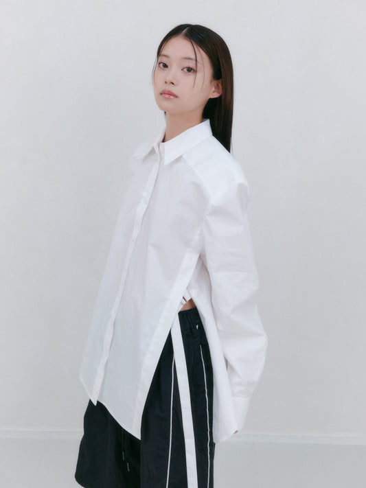 Dリングスリットシャツ