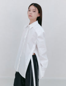 Dリングスリットシャツ