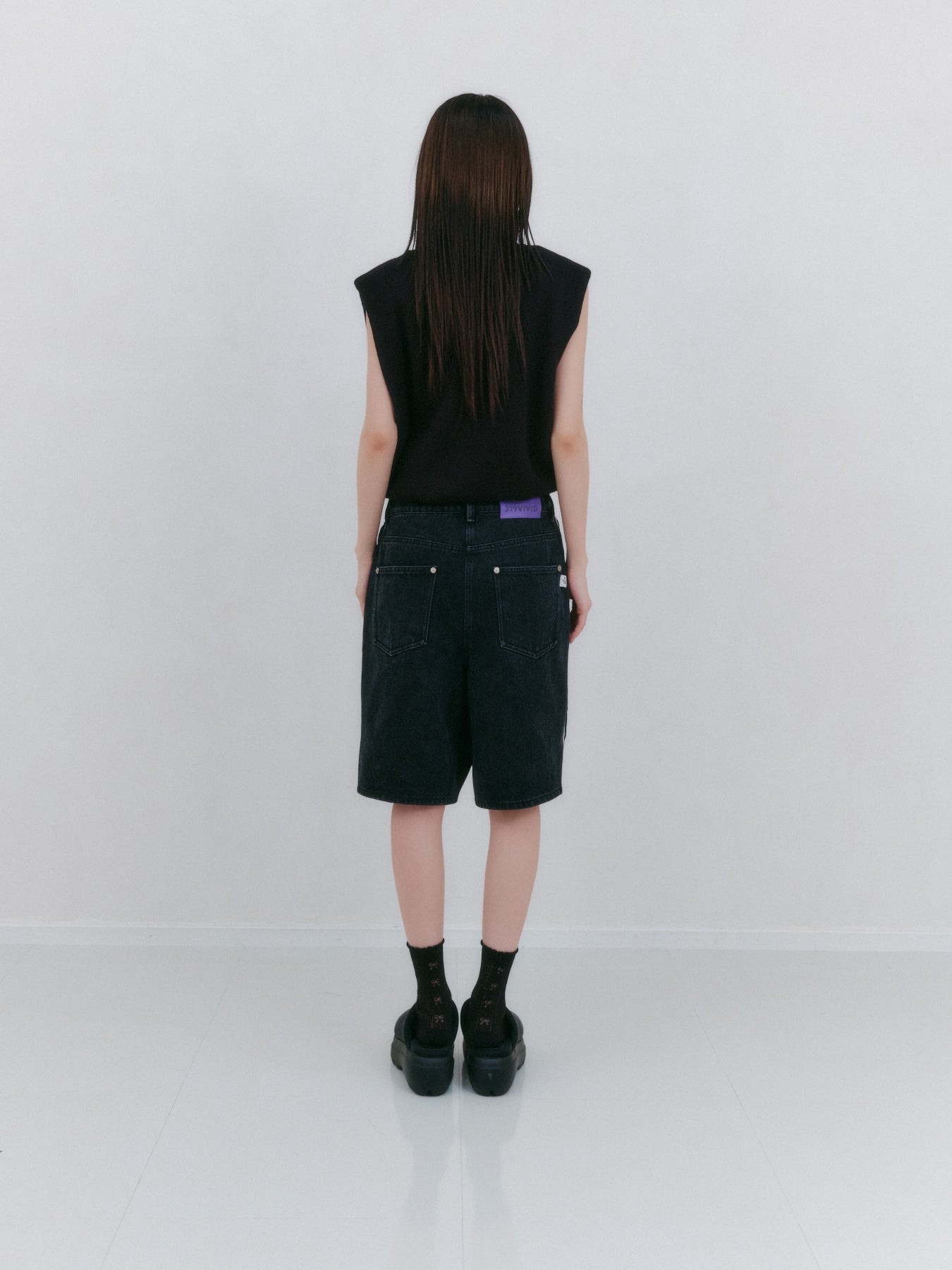 ナイロンデニムハーフパンツ – 319VIVID