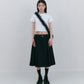 バックポケットプリーツスカート