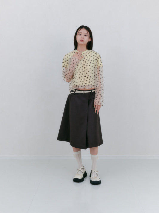 ローライズプリーツスカート