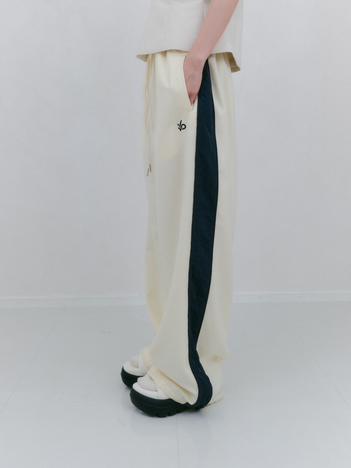 カラーブロックジョガーパンツ