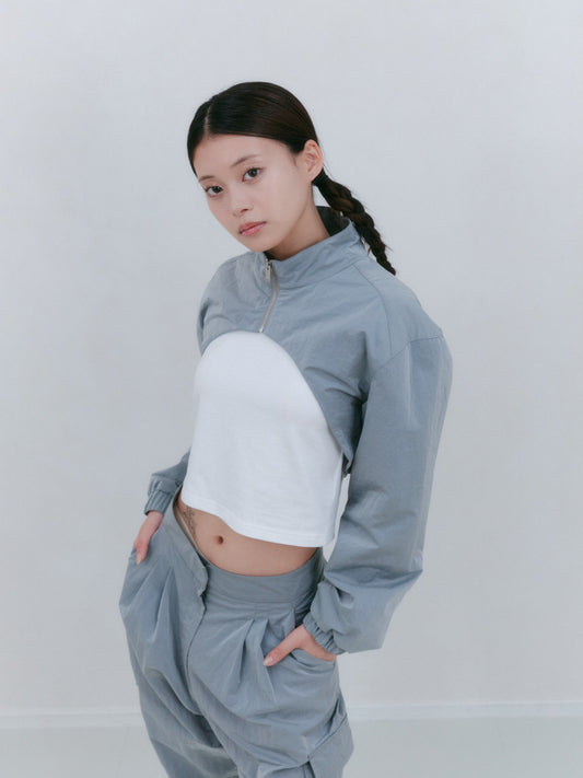 ナイロンボレロジャケット