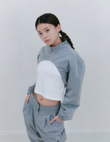 ナイロンボレロジャケット