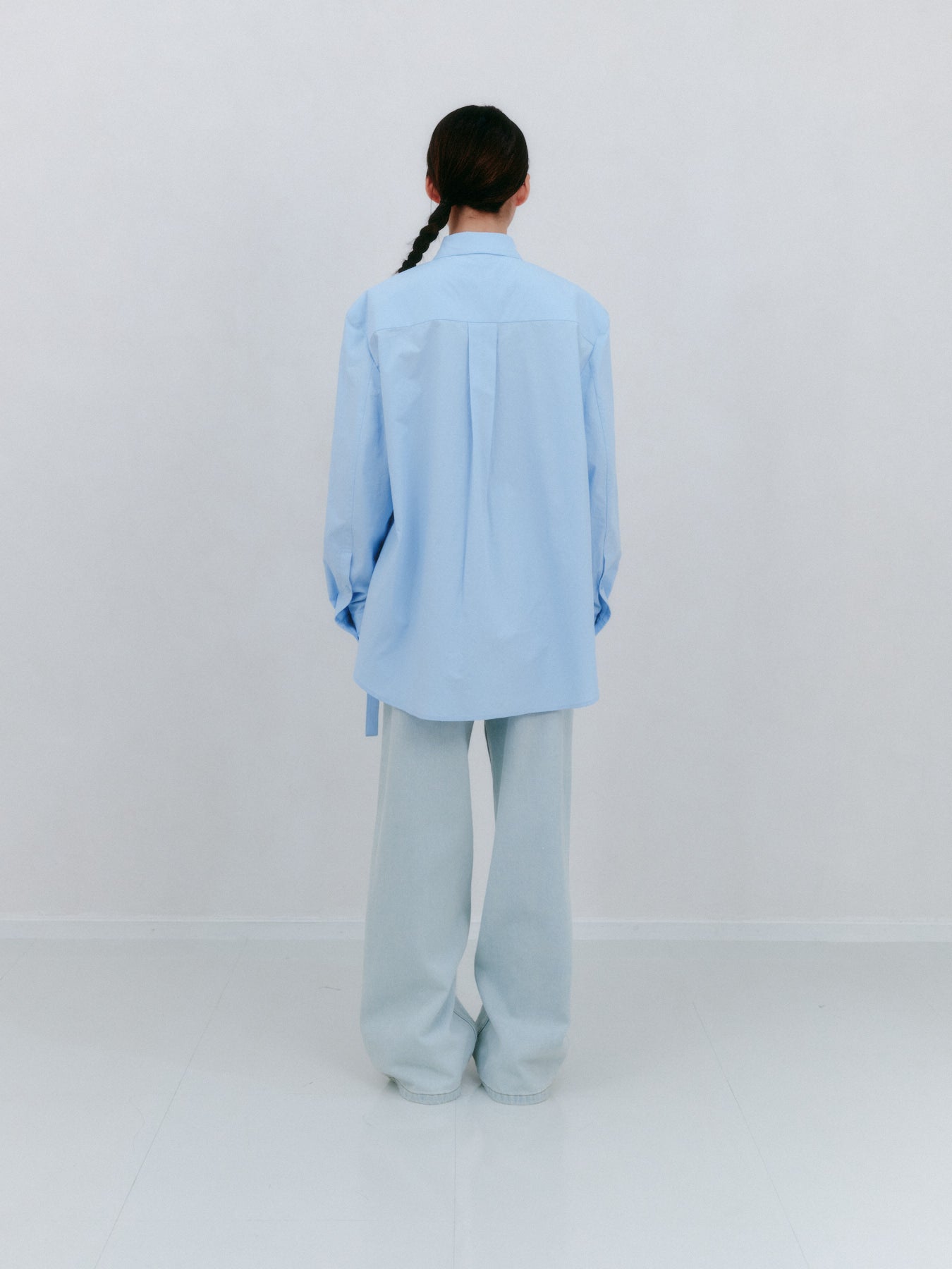 Dリングスリットシャツ