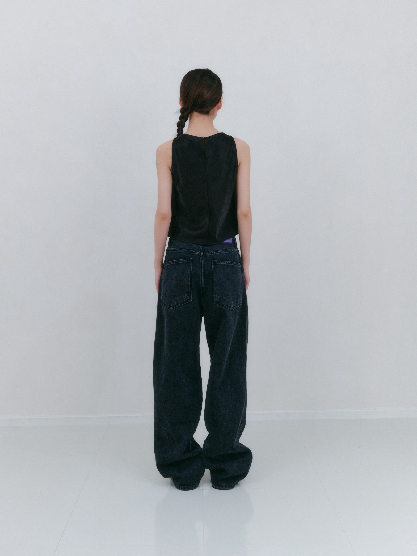 コットンデニムパンツ