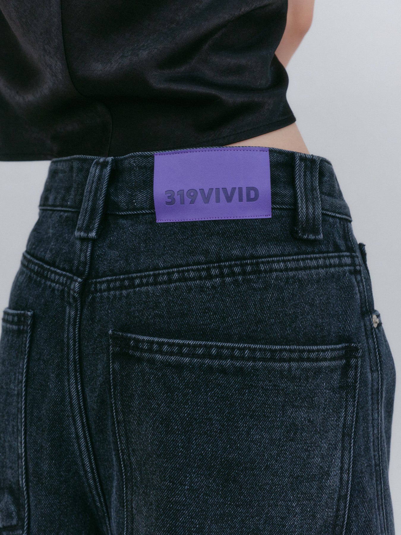 コットンデニムパンツ