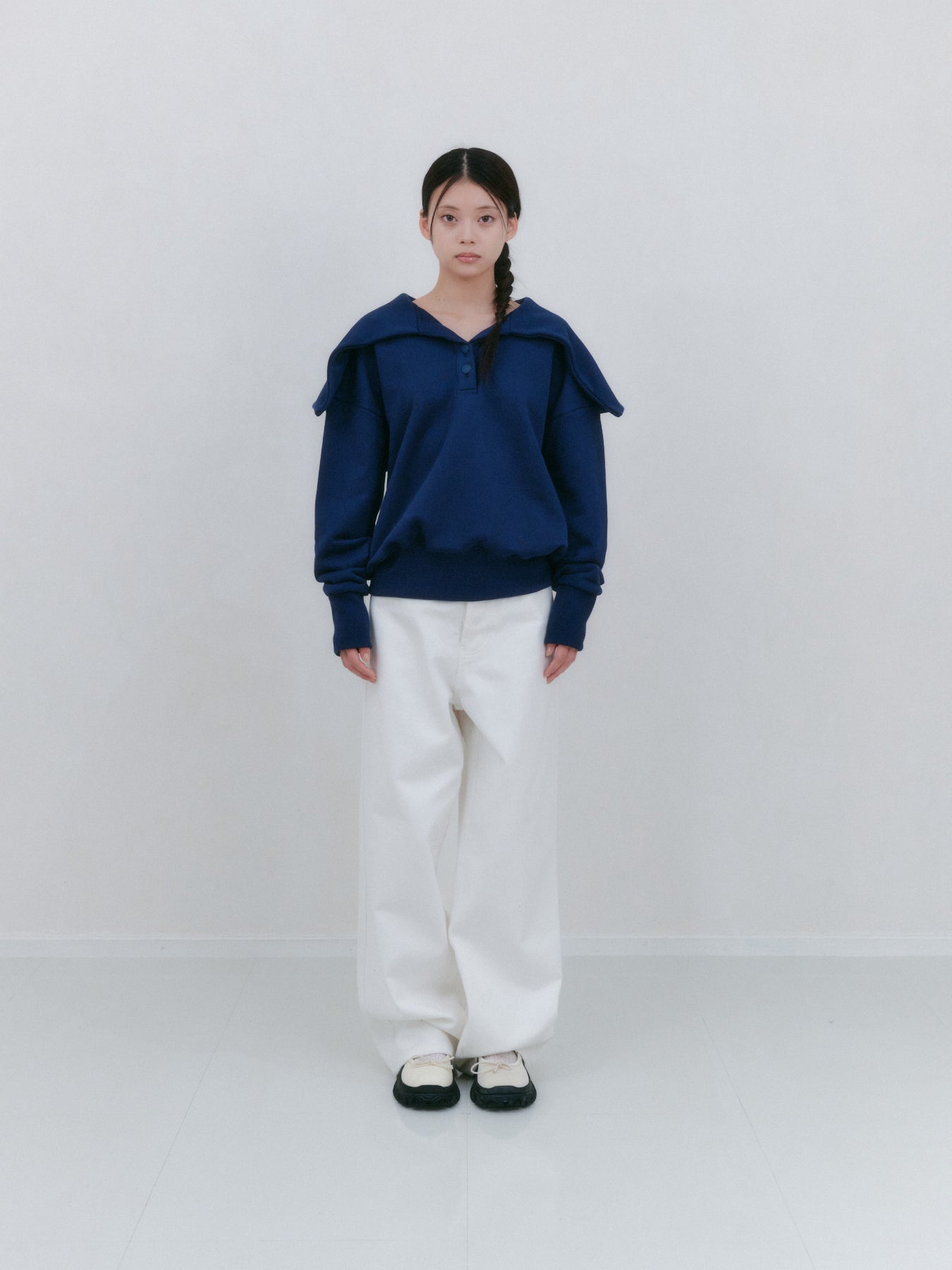 コットンデニムパンツ