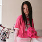 VIVIDビッグロゴクロップドTシャツ