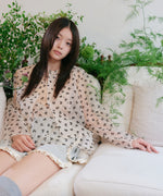 シースルーリボンスリーブレス