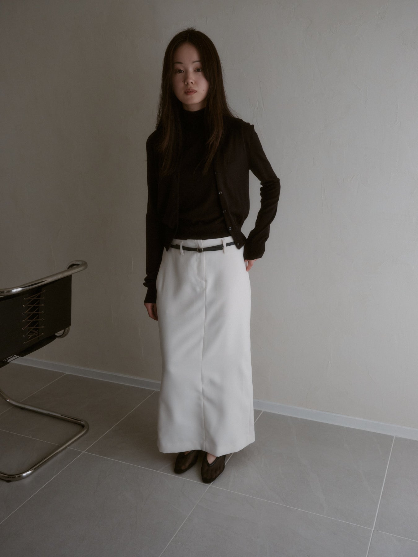 ローライズペンシルスカート