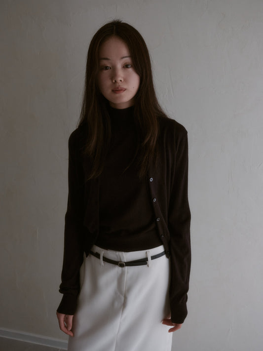 セットアップニットカーディガン