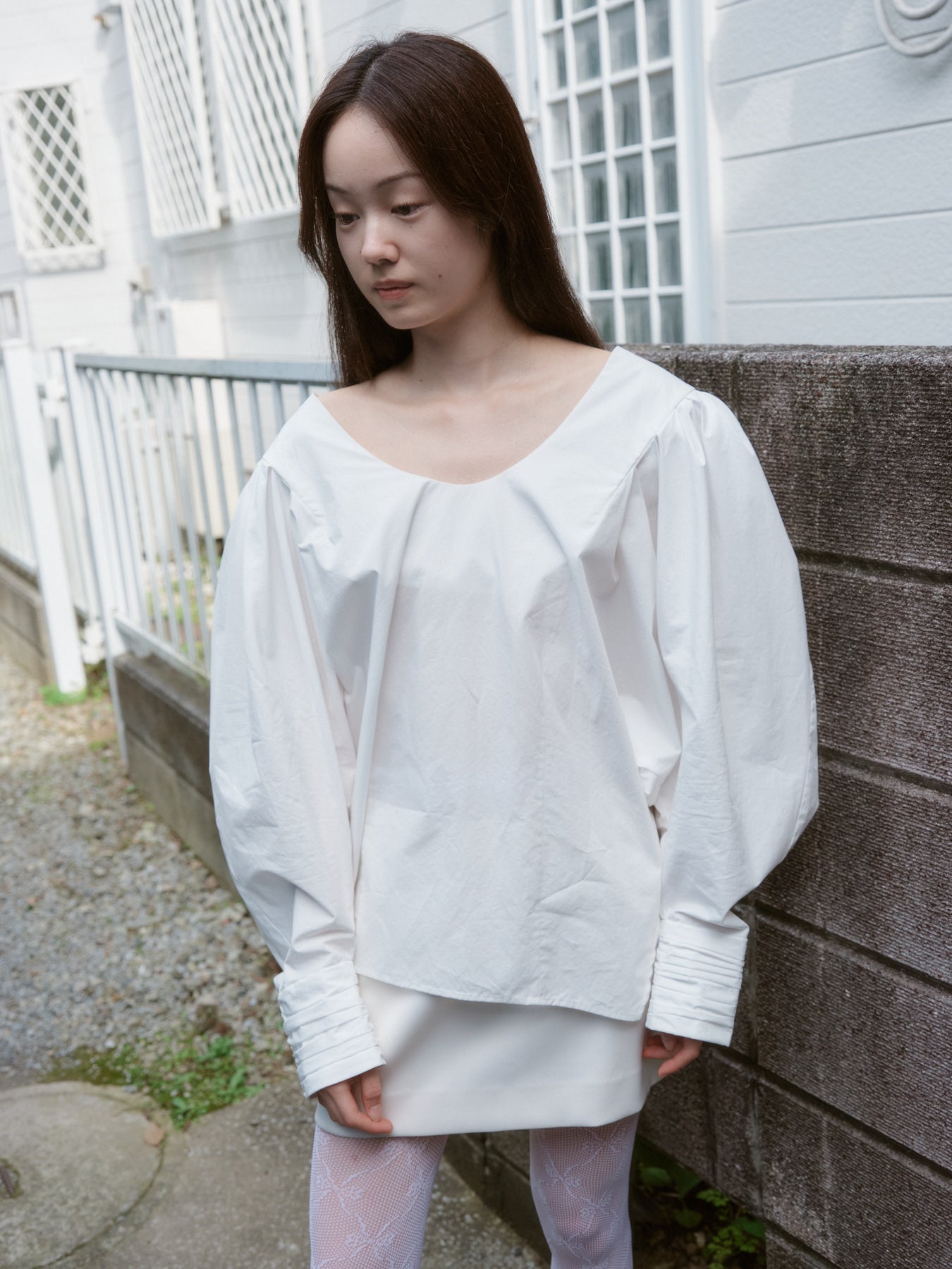 ボリュームパフブラウス