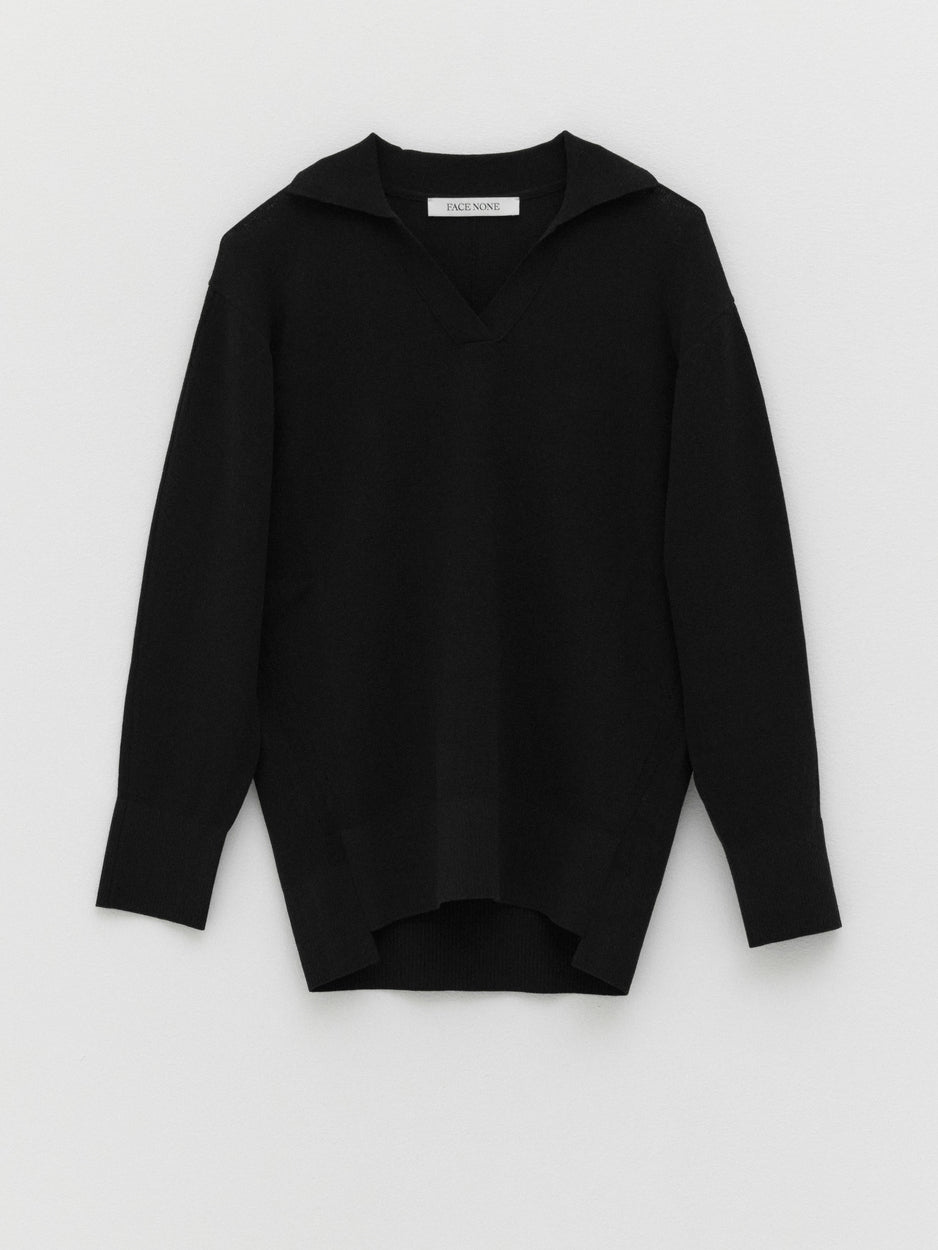 ソフトカラーニット