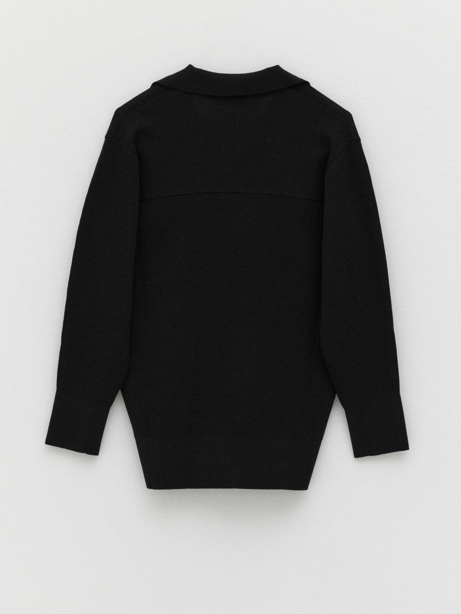 ソフトカラーニット