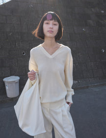 ソフトカラーニット