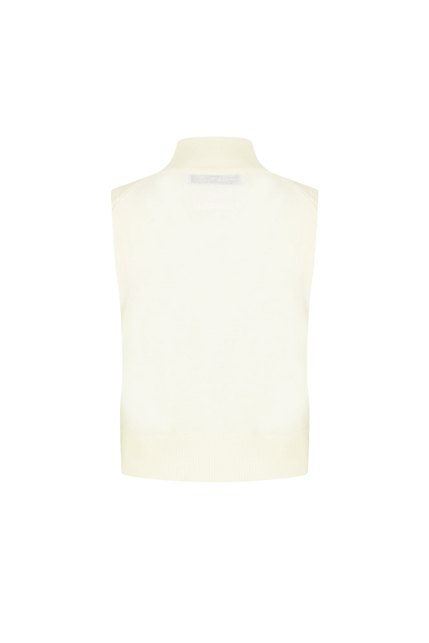 タートルネックノースリーブニットトップ