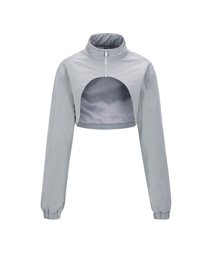 ナイロンボレロジャケット